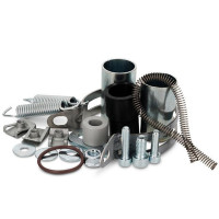 Impianto di scarico Voca Chromed 50/70 cc Cross