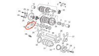 Distanziale cambio Piaggio OEM Distanziale cambio Piaggio OEM