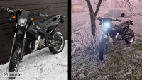 Maschera luminosa a LED Motoflow Maschera luminosa a LED Motoflow