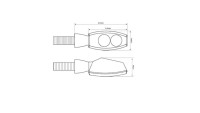 Set di indicatori di direzione a LED Motoflow