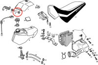 Perno dello sportello del serbatoio Piaggio OEM Perno dello sportello del serbatoio Piaggio OEM