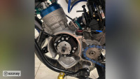 Carter motore TPR Factory 100cc con montaggio a flangia Carter motore TPR Factory 100cc con montaggio a flangia