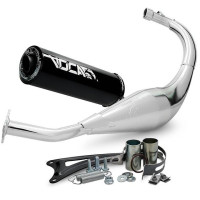 Impianto di scarico Voca Chromed 50/70 cc Impianto di scarico Voca Chromed 50/70 cc