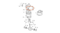 O-ring foro candela / testata cilindri Piaggio OEM O-ring foro candela / testata cilindri Piaggio OEM
