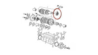 Cuscinetto principale dell'albero di trasmissione Piaggio OEM Cuscinetto principale dell'albero di trasmissione Piaggio OEM