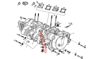 Guarnizione coperchio frizione Piaggio OEM Guarnizione coperchio frizione Piaggio OEM