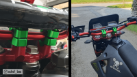 Morsetto manubrio / Supporto manubrio Motoflow Morsetto manubrio / Supporto manubrio Motoflow