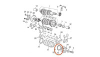 Rondella distanziatrice / Rondella cuscinetto per rullo del cambio Piaggio OEM Rondella distanziatrice / Rondella cuscinetto per rullo del cambio Piaggio OEM