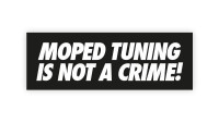 Adesivo: "Il tuning dei ciclomotori non è un reato" Adesivo: "Il tuning dei ciclomotori non è un reato"