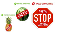 Set di adesivi con motivi di frutta Set di adesivi con motivi di frutta
