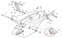 Guida catena Piaggio OEM Guida catena Piaggio OEM