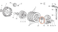 Cuscinetto di pressione frizione Piaggio OEM Cuscinetto di pressione frizione Piaggio OEM
