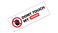 Adesivo «Don't touch my Derbi» Adesivo «Don't touch my Derbi»