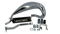 Impianto di scarico Voca Chromed 50/70 cc Cross Impianto di scarico Voca Chromed 50/70 cc Cross