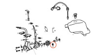 Anello elastico pignone pompa olio Piaggio OEM Anello elastico pignone pompa olio Piaggio OEM