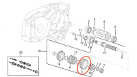 Ingranaggio secondario Piaggio OEM