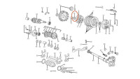 Rondella distanziante per tamburo frizione Piaggio OEM Rondella distanziante per tamburo frizione Piaggio OEM