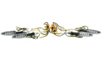 Set di indicatori di direzione a LED Motoflow Mars Set di indicatori di direzione a LED Motoflow Mars