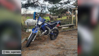 Impianto di scarico Voca Chromed 50/70 cc Cross Impianto di scarico Voca Chromed 50/70 cc Cross