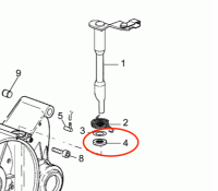 O-ring leva di disinnesto frizione Motoflow O-ring leva di disinnesto frizione Motoflow