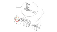 O-ring albero motore Minarelli OEM