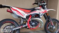 Impianto di scarico Voca Chromed 50/70 cc Cross
