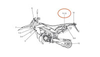 Elemento decorativo Piaggio OEM