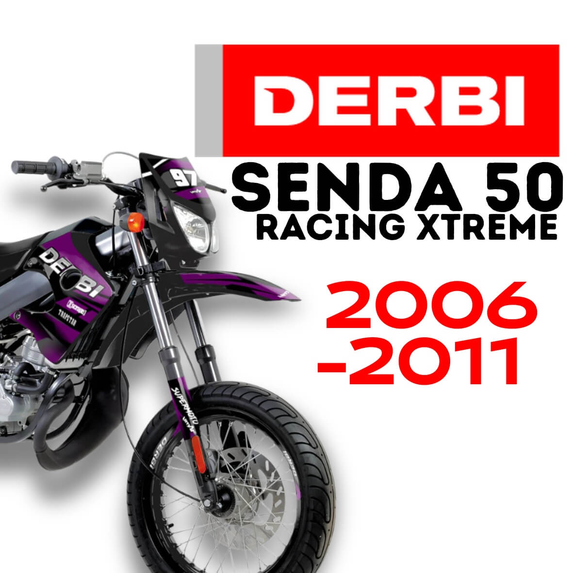 Derbi Senda 50 DRD Racing X-Treme 2006 al 2011 Tuning e Ricambi