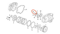 Dado di fissaggio dell'albero motore alla frizione Minarelli OEM Dado di fissaggio dell'albero motore alla frizione Minarelli OEM