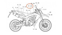 Elemento decorativo Piaggio OEM Elemento decorativo Piaggio OEM