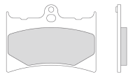 Pastiglie freno Galfer standard