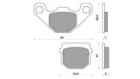 Set pastiglie freno Radical Racing Set pastiglie freno Radical Racing