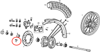 Vite / Vite per disco freno Piaggio OEM Vite / Vite per disco freno Piaggio OEM