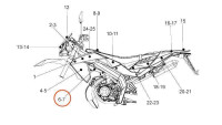 Elemento decorativo Piaggio OEM Elemento decorativo Piaggio OEM