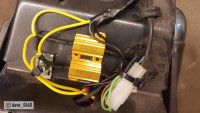 Set di indicatori di direzione a LED Motoflow New Century Nero