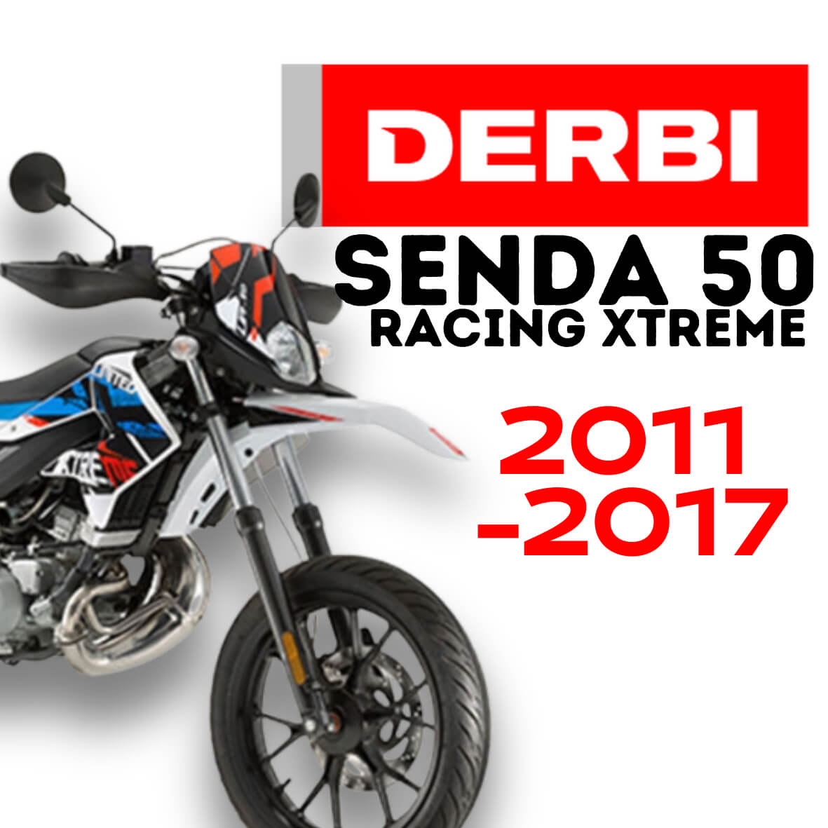 Derbi Senda 50 DRD Racing X-Treme 2011 al 2017 Tuning e Ricambi
